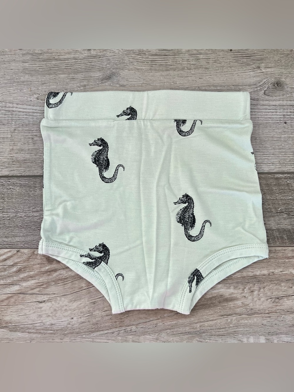 NWOT Kate Quinn Bamboo Seahorse Bloomers Size 12-18 Months